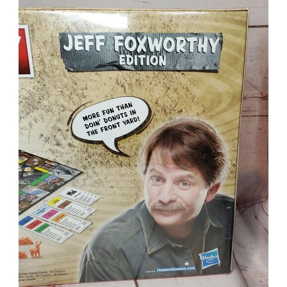 Hasbro Monopoly Jeff Foxworthy Edition Board Game Featuring Redneck Humor - Picture 6 of 12